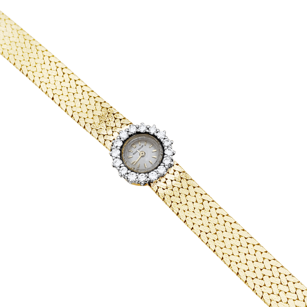 Montre Jaeger Lecoultre x Jean Eté, or jaune, platine, diamants.  2
