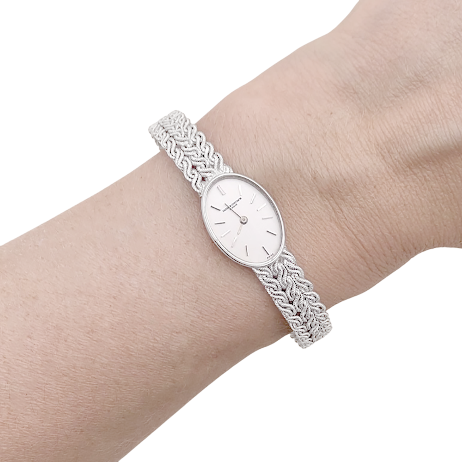 Montre Vacheron Constantin, or blanc. 5
