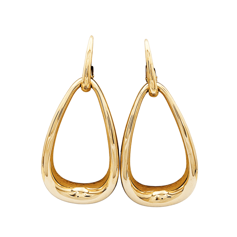 Boucles d'oreilles Pomellato, "Fantina", or rose.  2