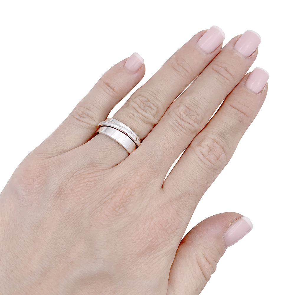 Bague Dinh Van, "Ariane", or blanc, diamants. 5