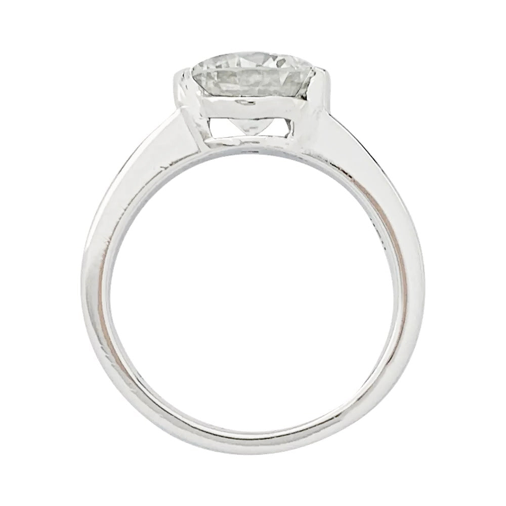 Solitaire en platine, diamant 1,82 carat 4