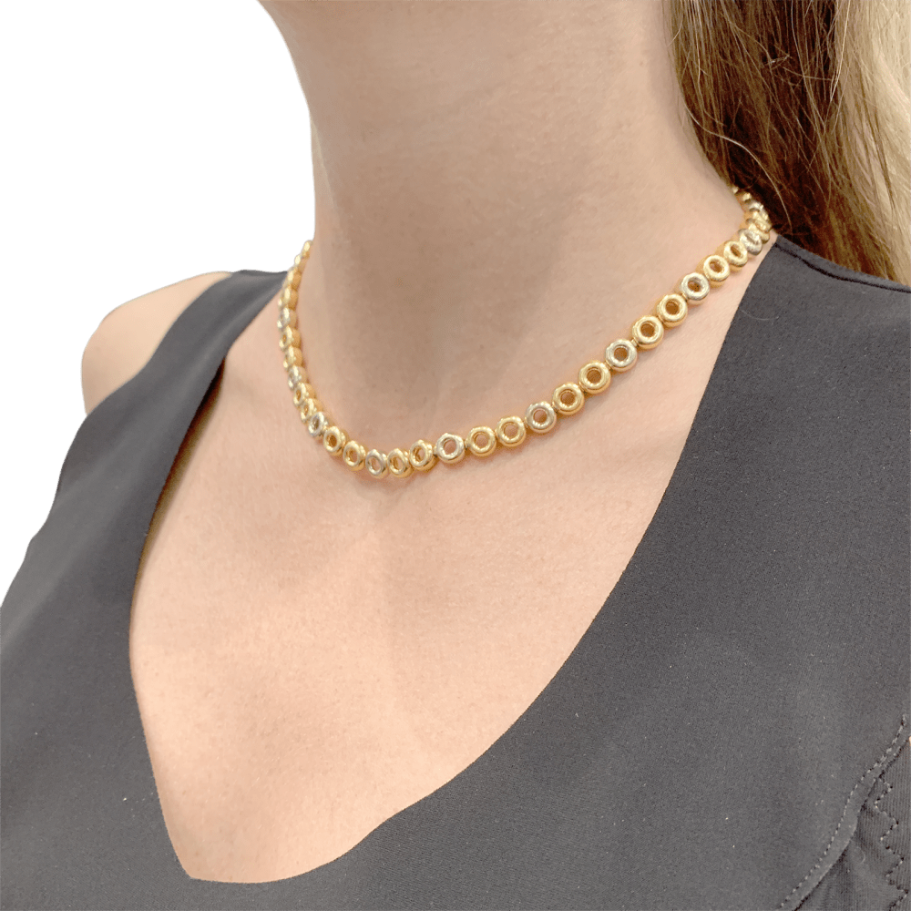 Collier trois ors. 6