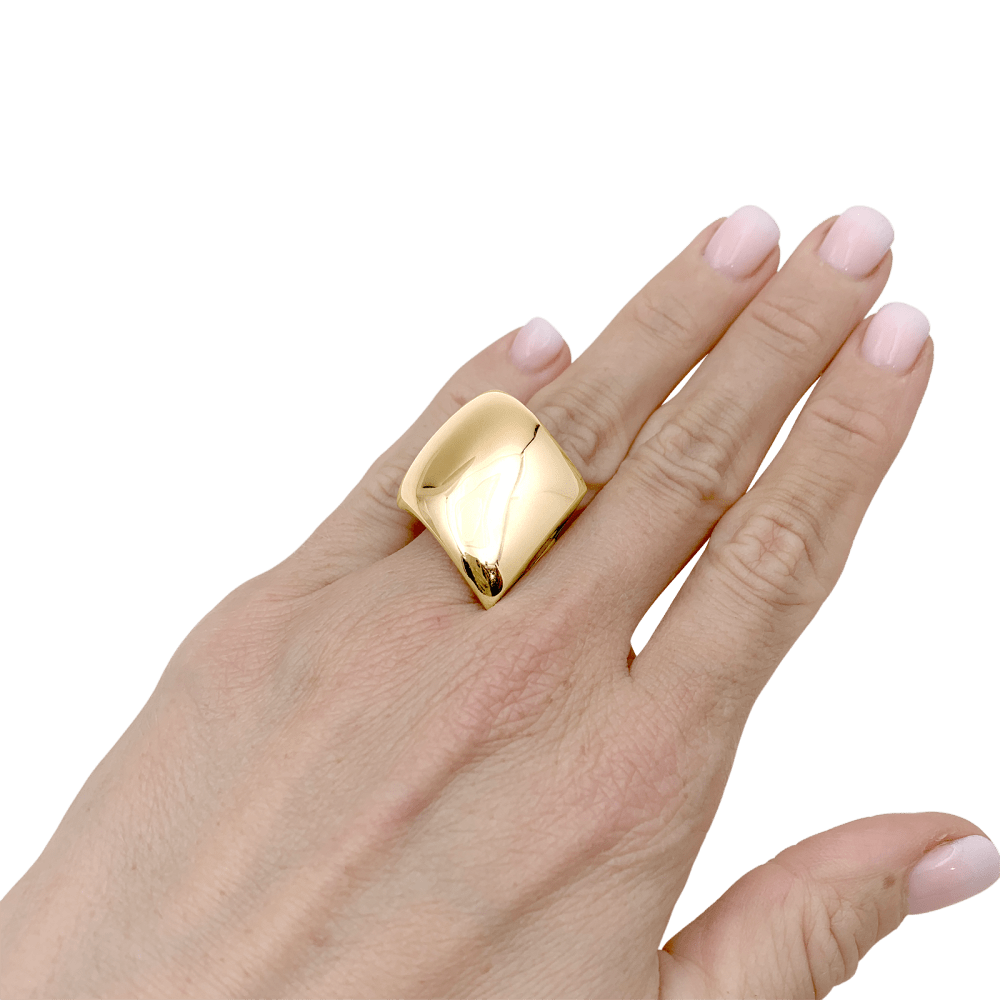 Bague Vhernier, or jaune. 5