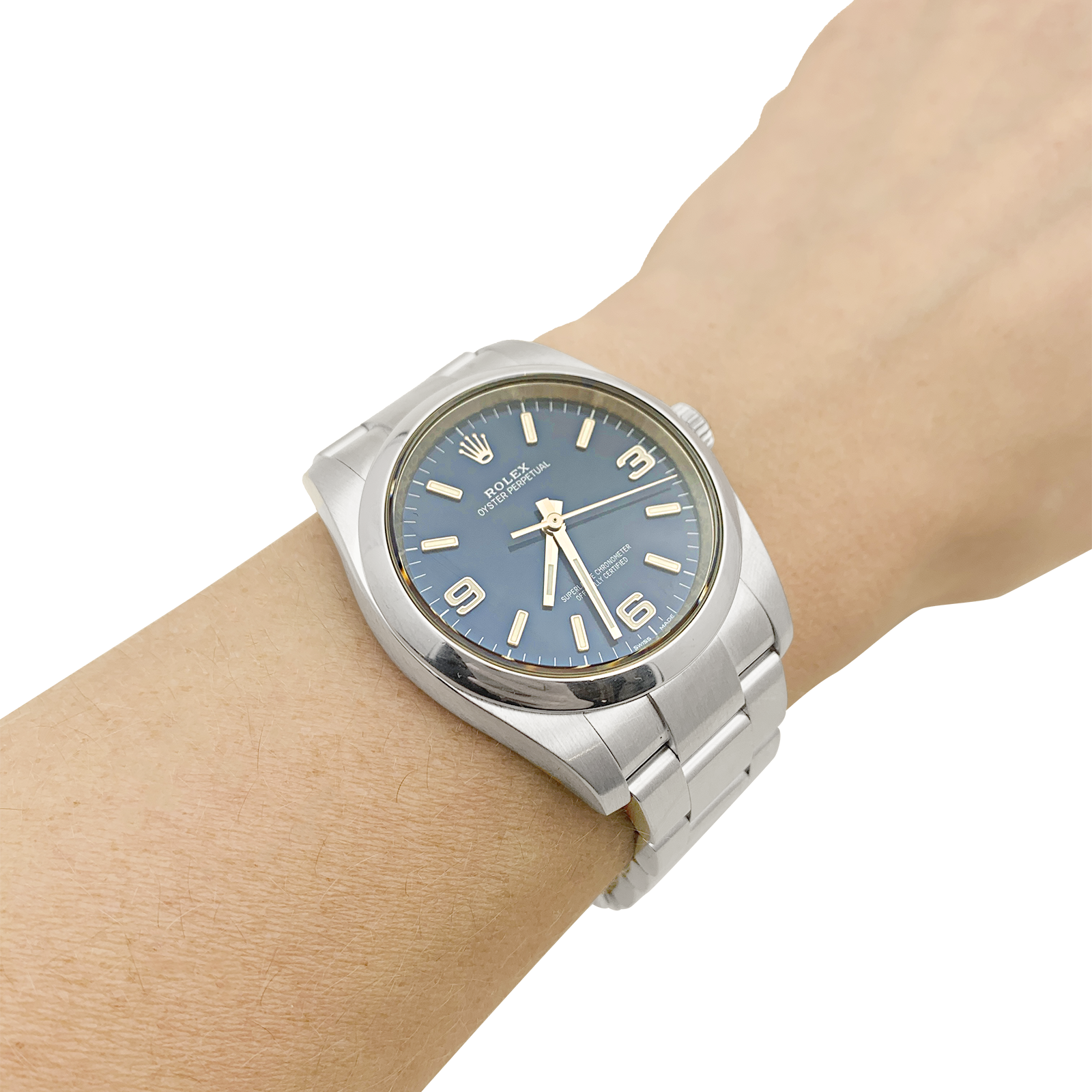 Montre Rolex, "Oyster Perpetual", acier. 6