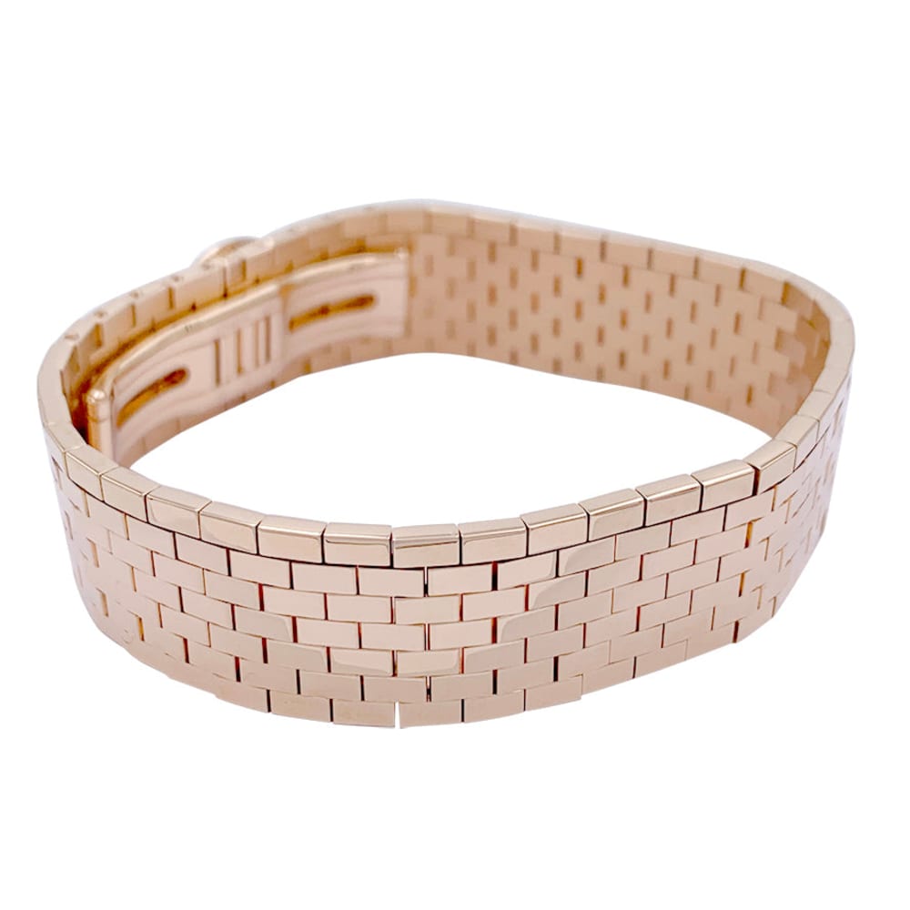 Bracelet Chaumet, "Boléro", or rose. 4