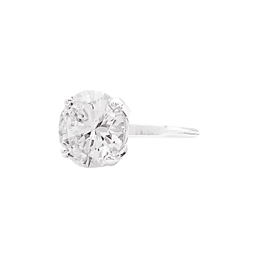 Bague en platine sertie d'un diamant 5.01 carats. 2