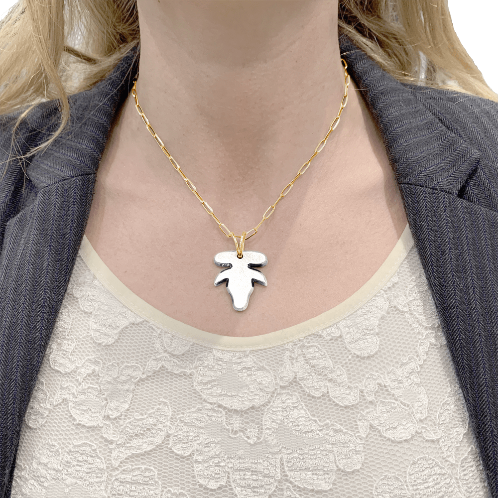 Pendentif Zolotas, argent, or jaune.  7