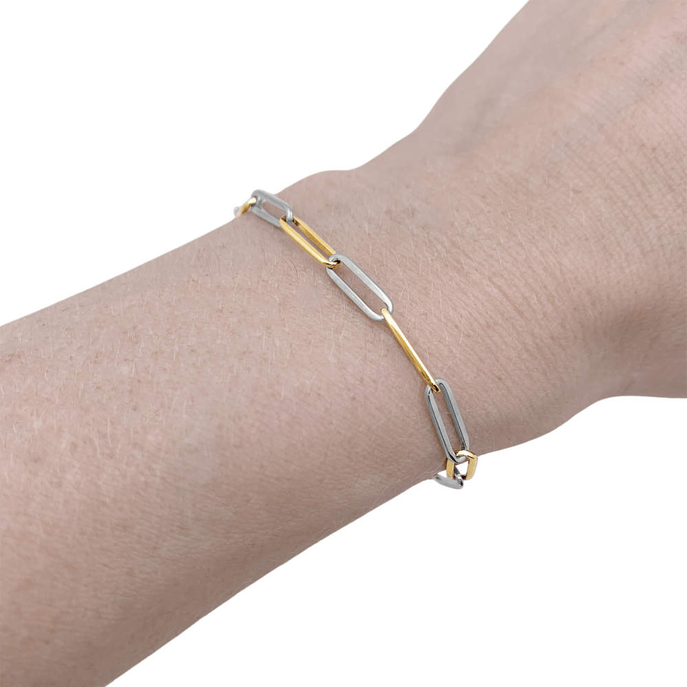 Bracelet Dinh Van vintage, deux ors.  6