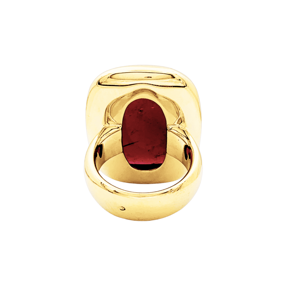 Bague Pomellato, "Cardinale", or jaune, tourmaline.  4