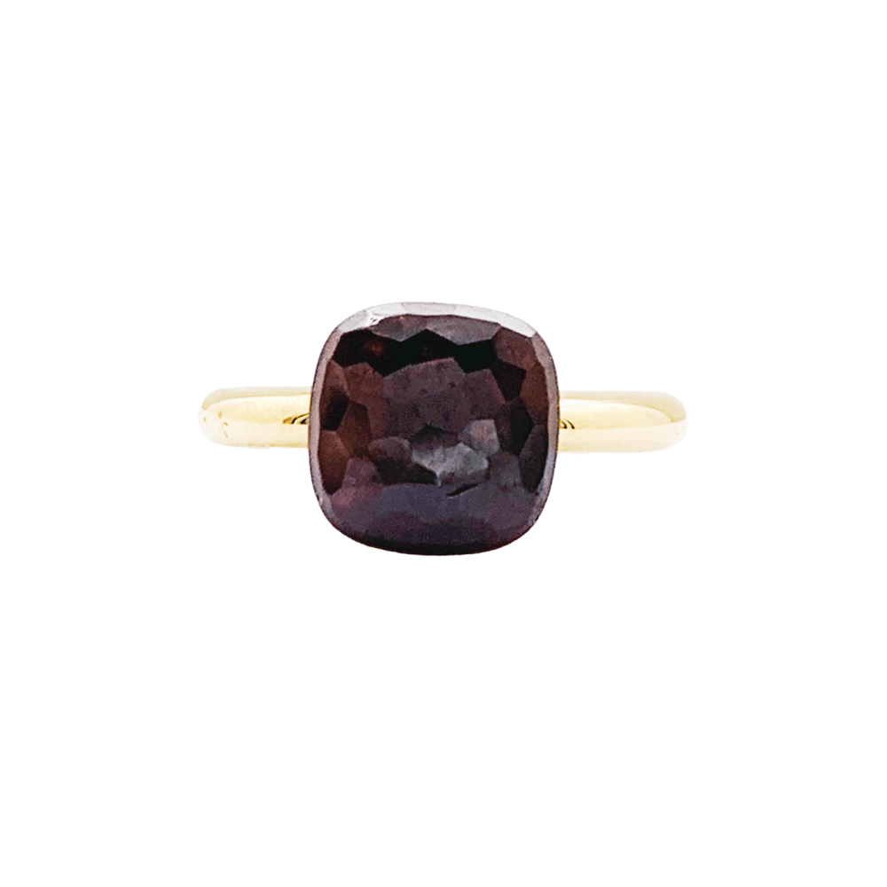 Bague Pomellato, "Nudo Classic", deux ors, grenat.  1