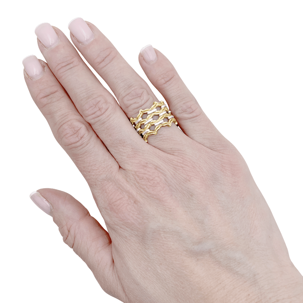 Bague vintage Buccellati, deux ors.  6