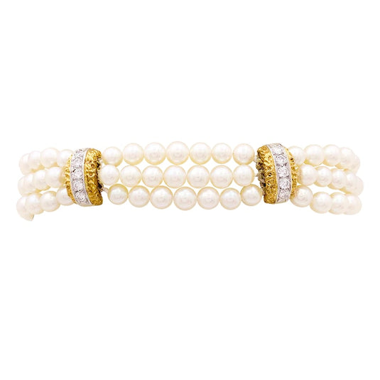 Pulseras de perlas