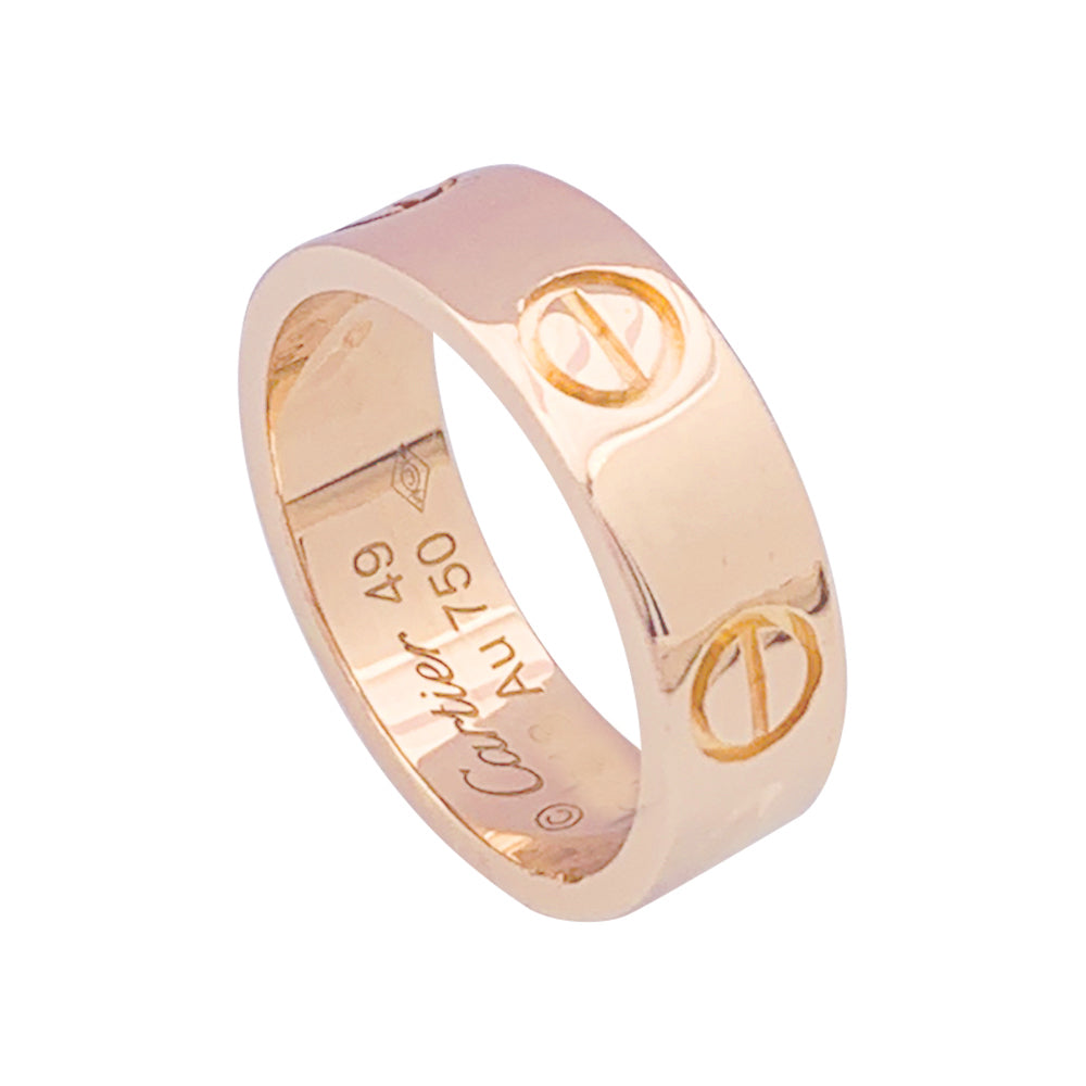 Bague Cartier, “Love”, or rose. 2