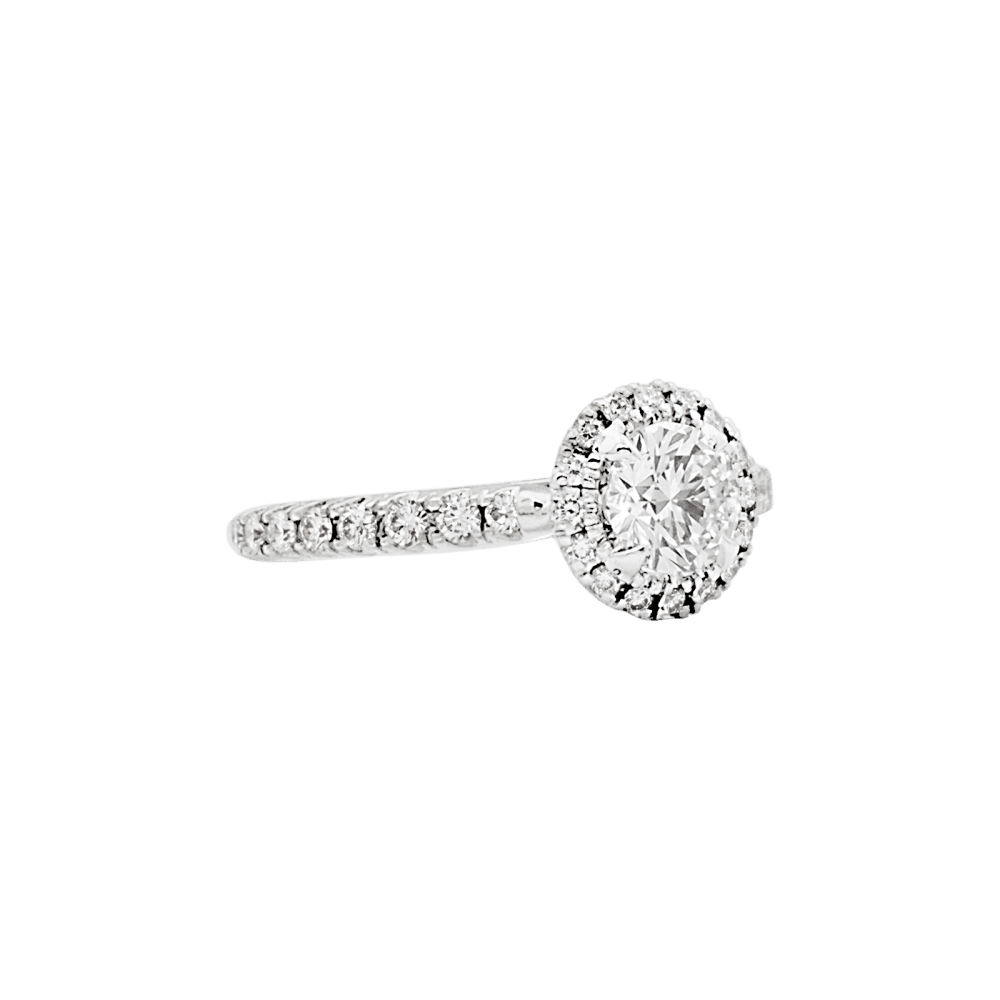 Bague Cartier, "Destinée", platine et diamants.  2