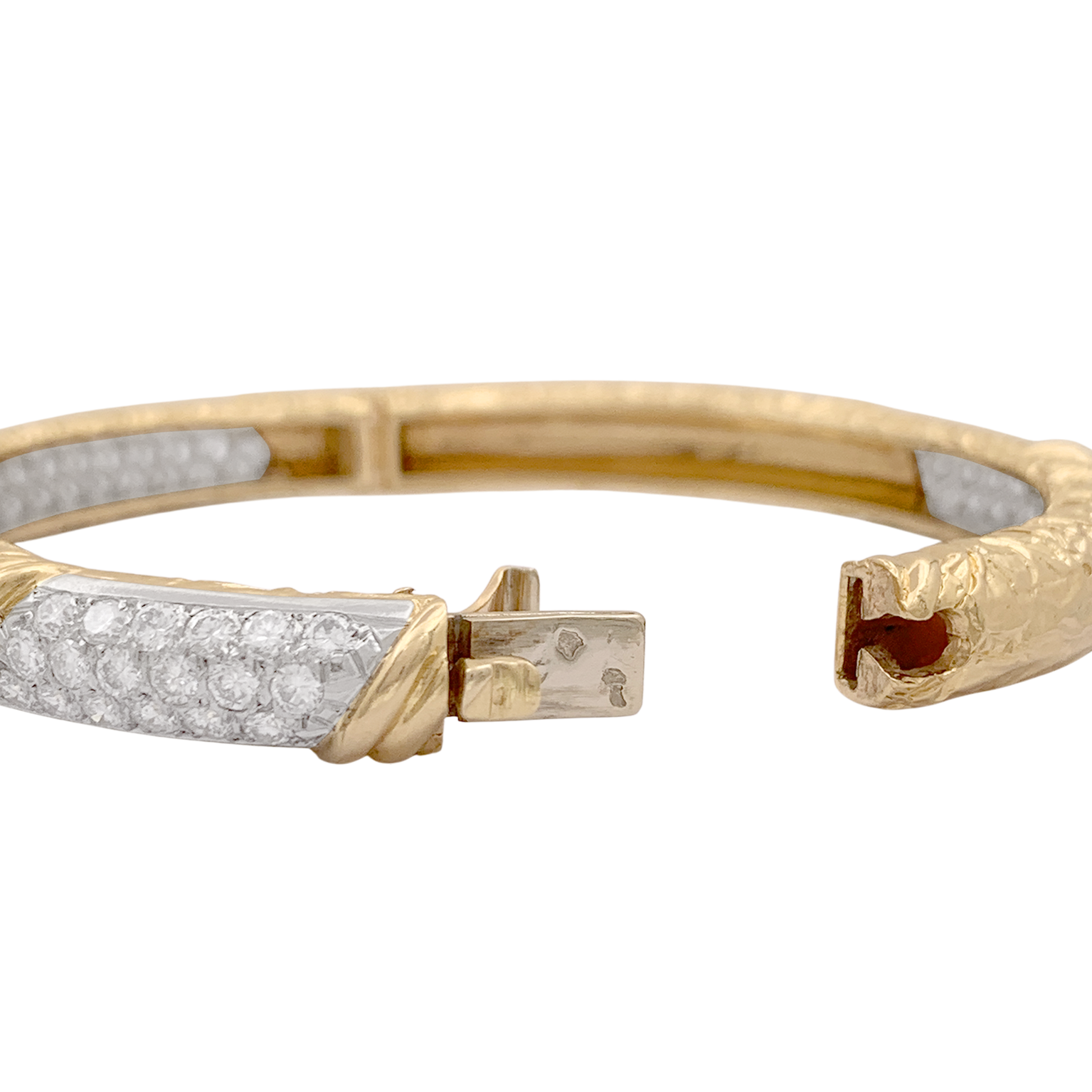 Bracelet jonc Van Cleef & Arpels, or jaune et diamants 3
