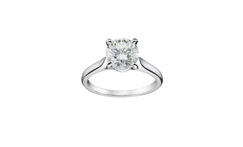 bague cartier femme solitaire