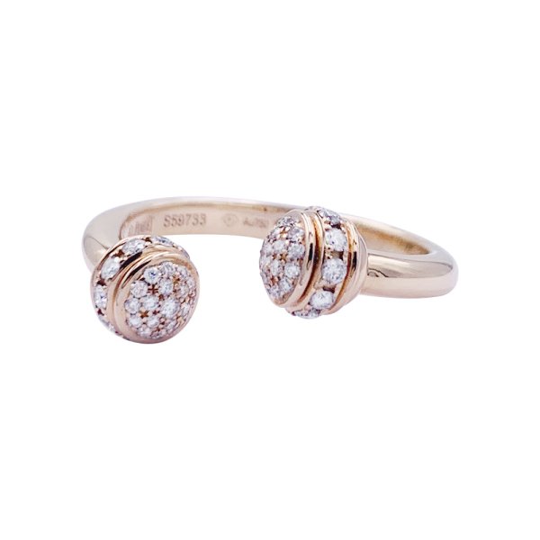 val minstens Leger Pink gold Piaget ring, "Possession" collection, diamonds.