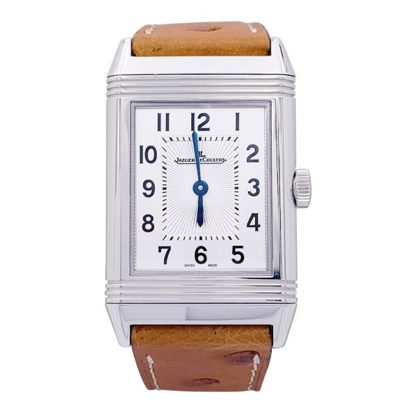 Jaeger Lecoultre steel watch, "Reverso Classic".