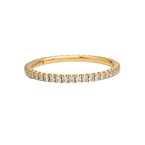 Rose gold Cartier wedding ring 
