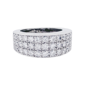 Chopard white gold and diamonds ring.