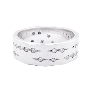 H.Stern white gold and diamonds ring "Code" collection.