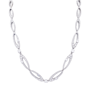 Bulgari white gold and diamonds necklace, "Elisia" collection.