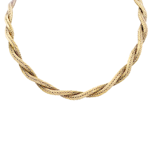 Mellerio dits Meller vintage gold necklace.