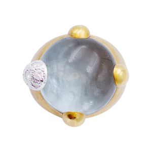Pomellato gold ring, "Griffe" collection.