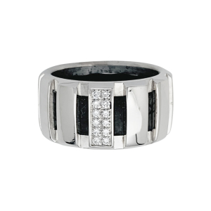 Chaumet white gold ring, "Class One" collection.