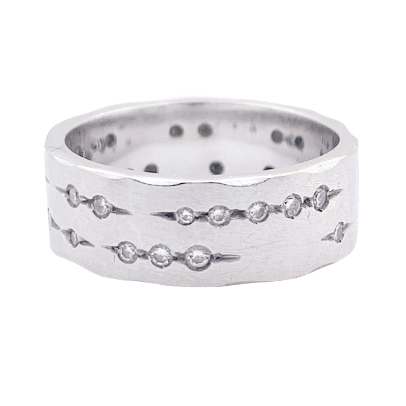 H.Stern white gold and diamonds ring "Code" collection.