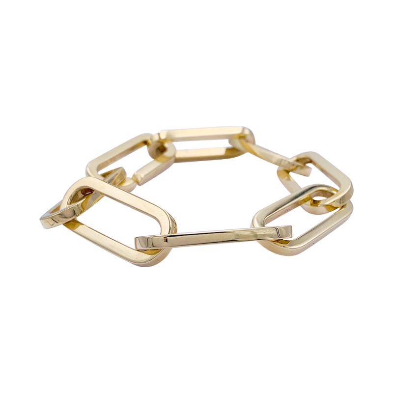 Dinh Van gold bracelet, "Link" collection.