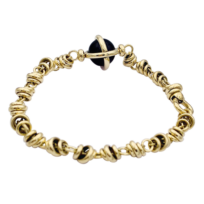 Pomellato gold and amethyst bracelet.
