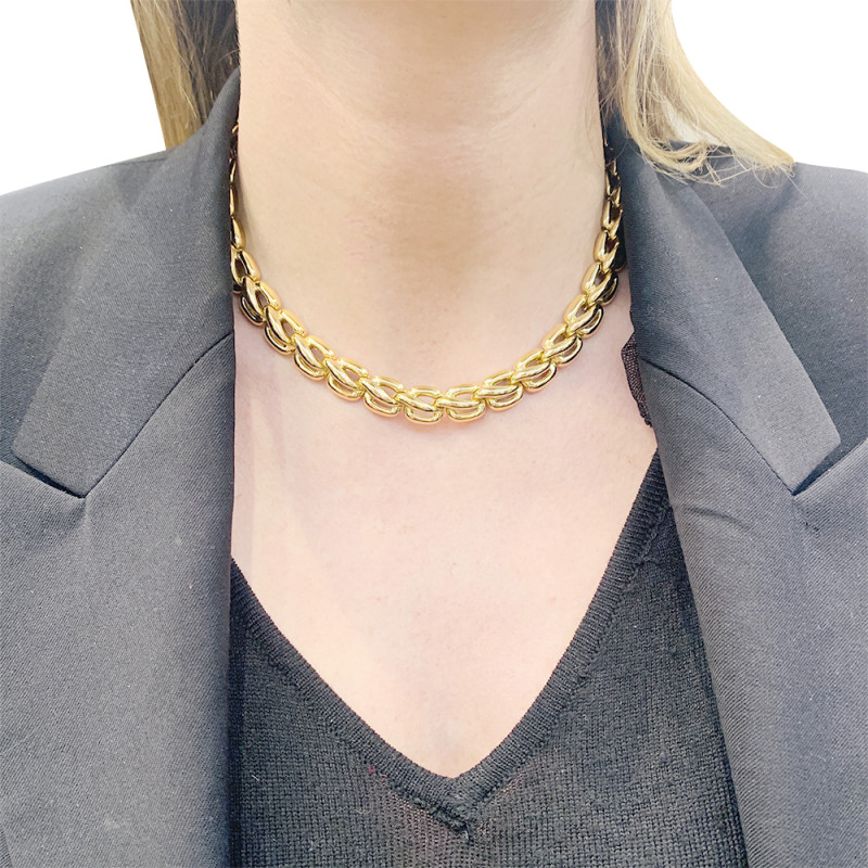Yellow gold "Kalinska" Chaumet necklace