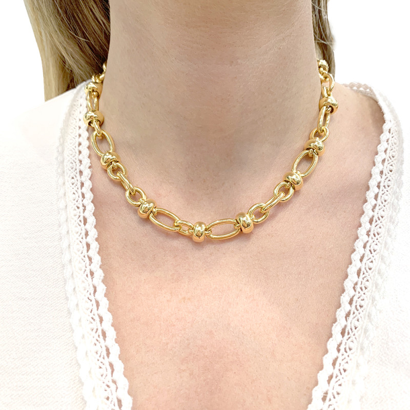 Pomellato vintage necklace, yellow gold.