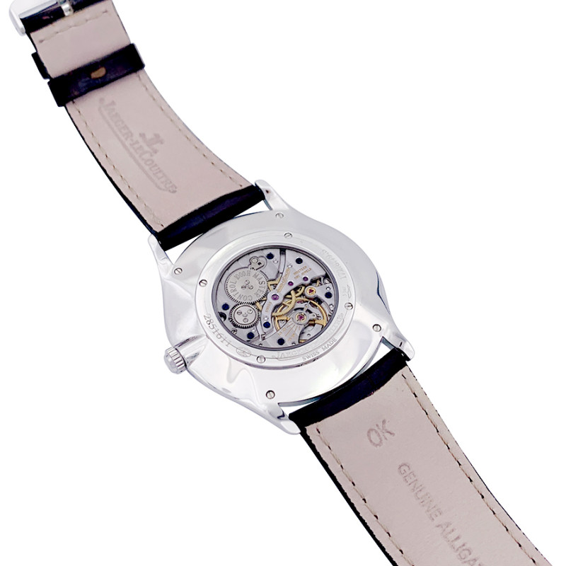 Jaeger Lecoultre steel watch, "Master Ultra Thin".