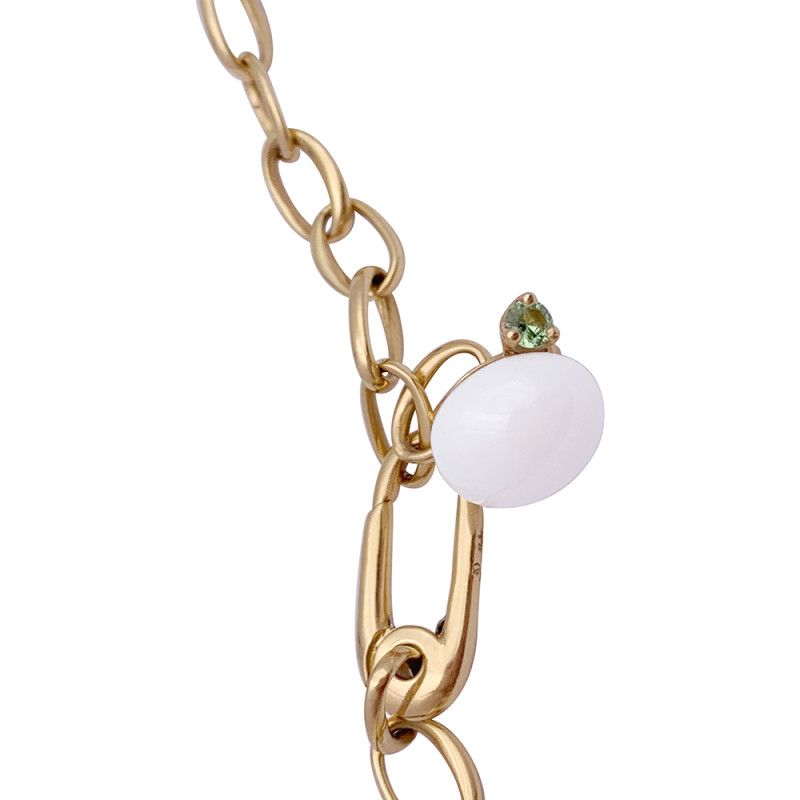 Pomellato rose gold and ceramic necklace, "Capri" collection.