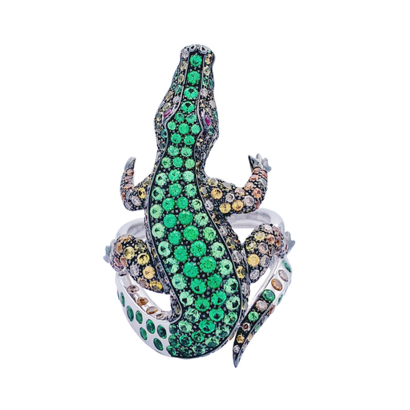 A Boucheron Crocodile ring.