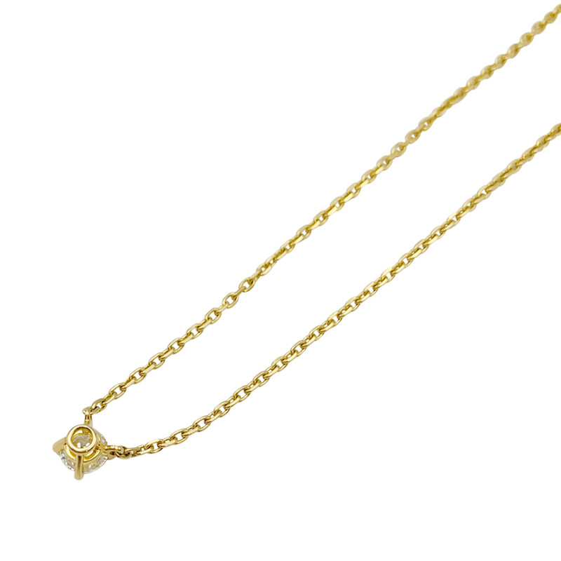 Collier solitaire Cartier, "1895", or jaune.