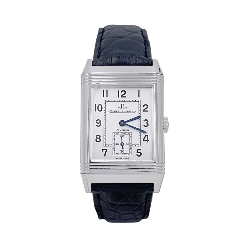 Jaeger Lecoultre steel watch, "Reverso Classic".