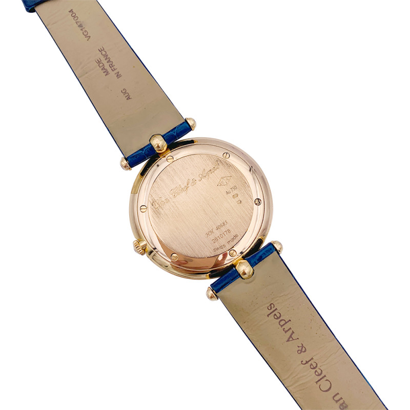 Van Cleef & Arpels gold and diamonds watch, "Pierre Arpels" collection.