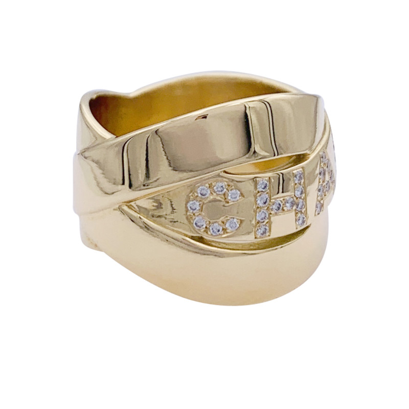 Chanel gold and diamonds ring, "Bolduc Signature" collection.