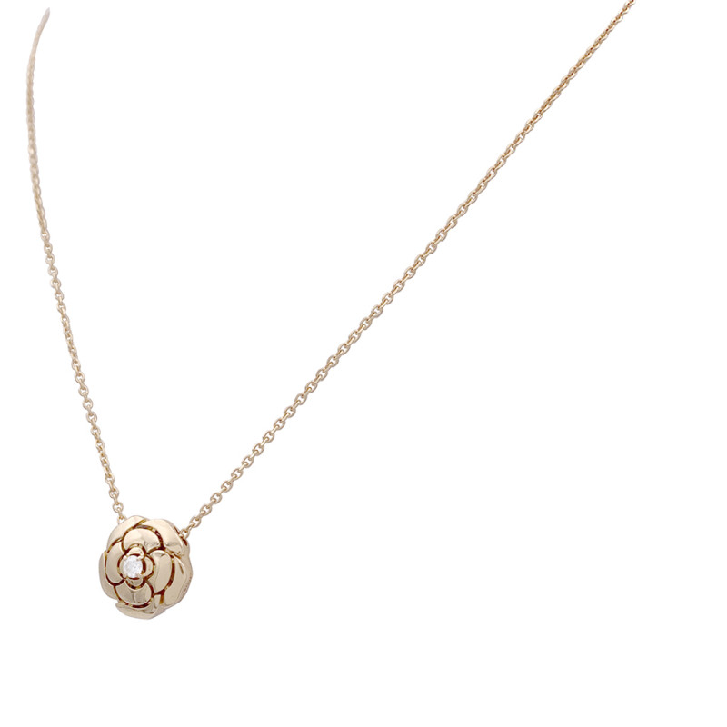 Chanel rose gold necklace, 