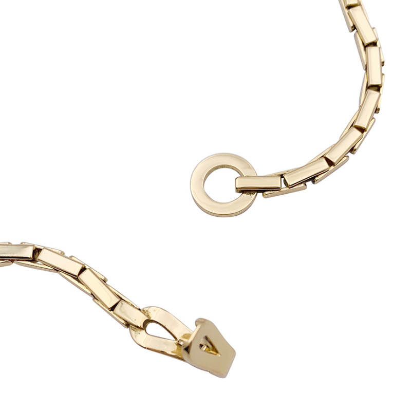 Cartier yellow gold necklace, "Agrafe" collection.