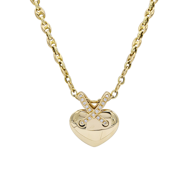 Chaumet gold and diamonds pendant, "Liens" collection.
