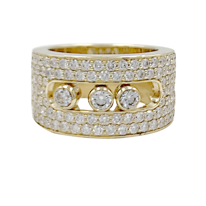 Messika gold and diamonds ring, 