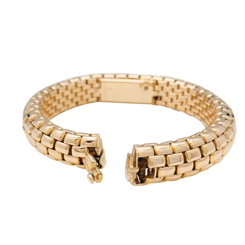 Rose gold Jaeger Lecoultre bracelet watch.
