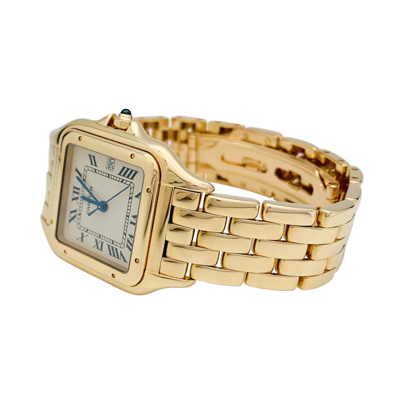 Cartier yellow gold watch, "Panthère" collection.